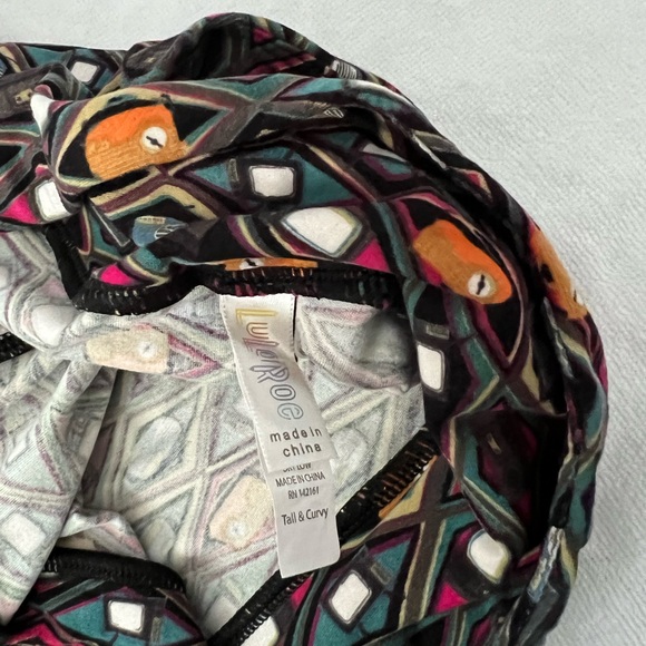 LuLaRoe Leggings, Vintage Radio Pattern - Picture 4 of 4